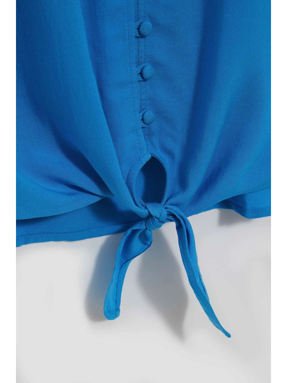 Moodo Azúrkék megkötős ing Moodo