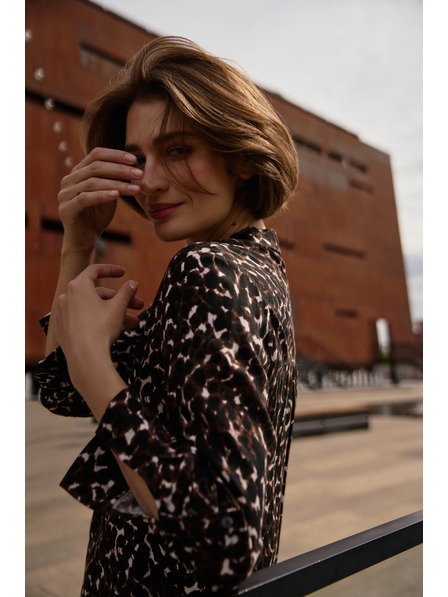 Moodo Barna viszkóz ing Moodo