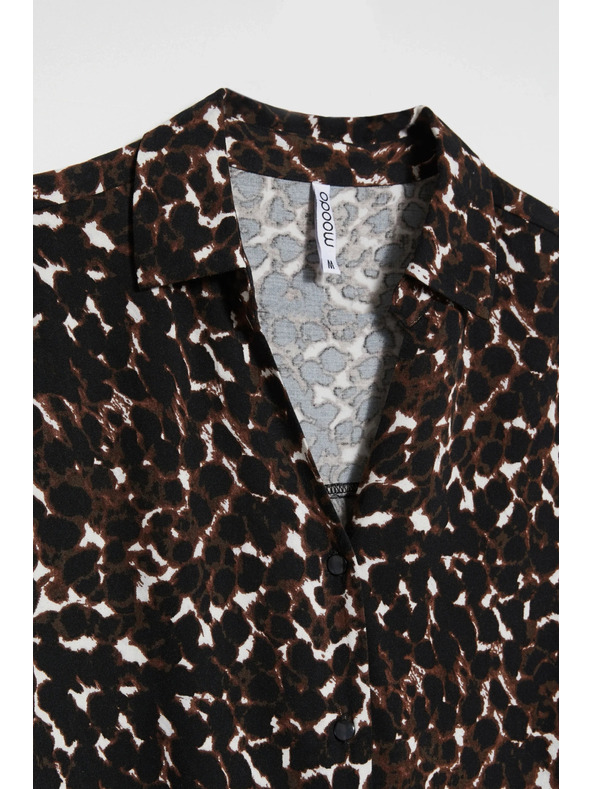 Moodo Barna viszkóz ing Moodo