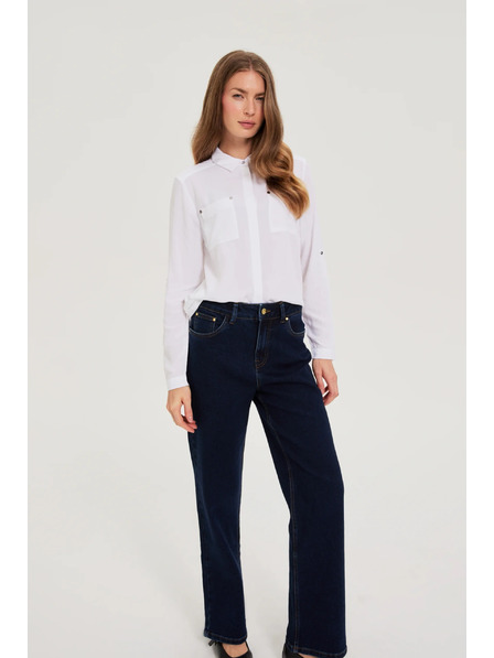 Moodo Fehér viszkóz ing Moodo