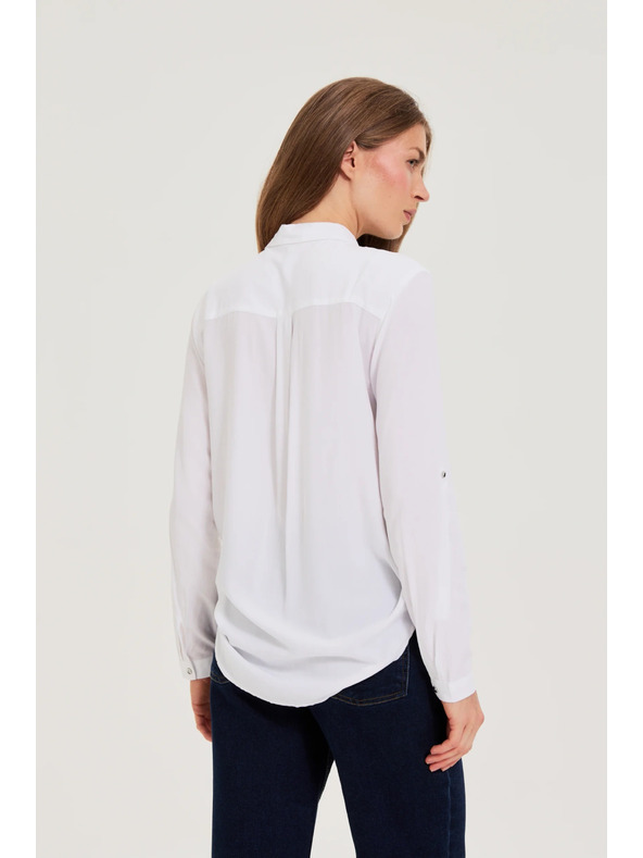 Moodo Fehér viszkóz ing Moodo