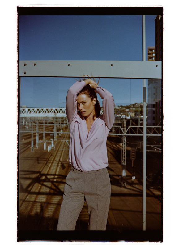 Moodo Rózsaszín viszkóz ing Moodo