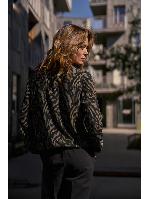 Moodo Olíva viszkóz ing Moodo