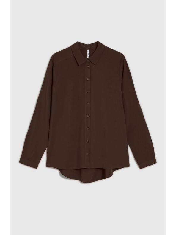 Moodo Barna viszkóz ing Moodo