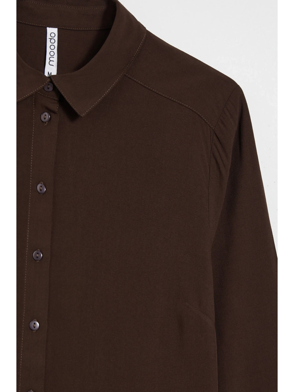 Moodo Barna viszkóz ing Moodo