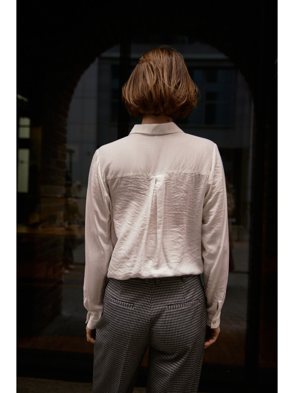 Moodo Sima viszkóz ing fehér Moodo