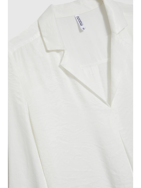 Moodo Sima viszkóz ing fehér Moodo