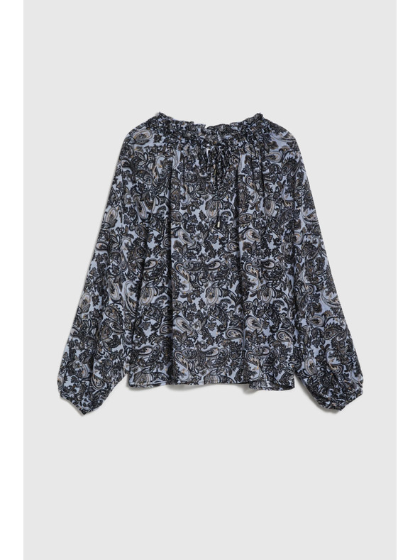 Moodo Kék Moodo ing nyakkivágással