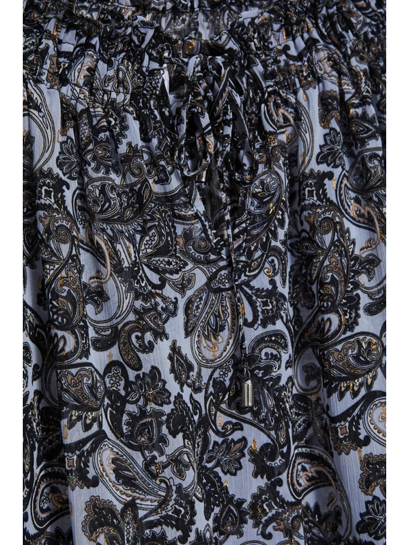 Moodo Kék Moodo ing nyakkivágással