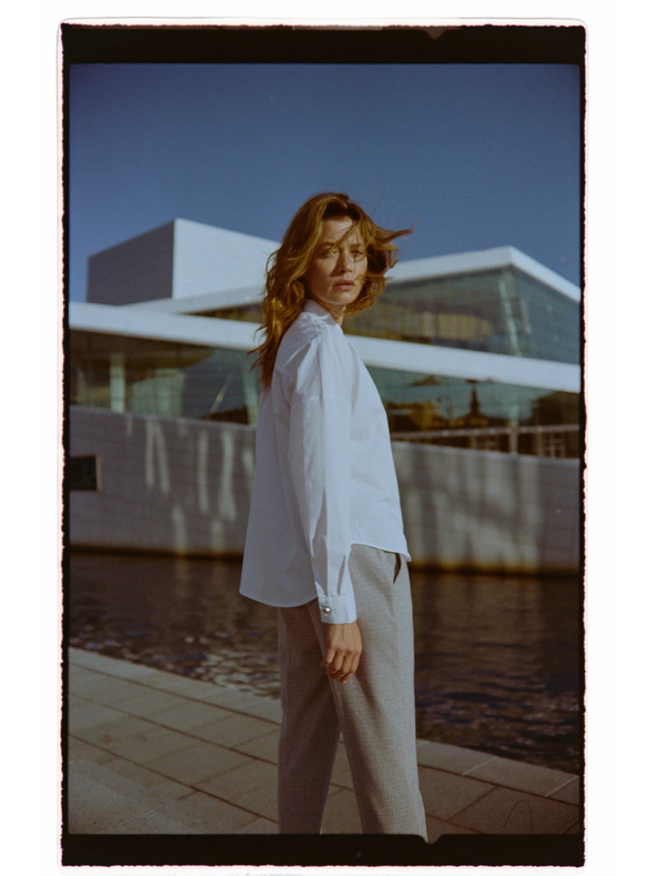 Moodo Fehér díszes gombos ing Moodo