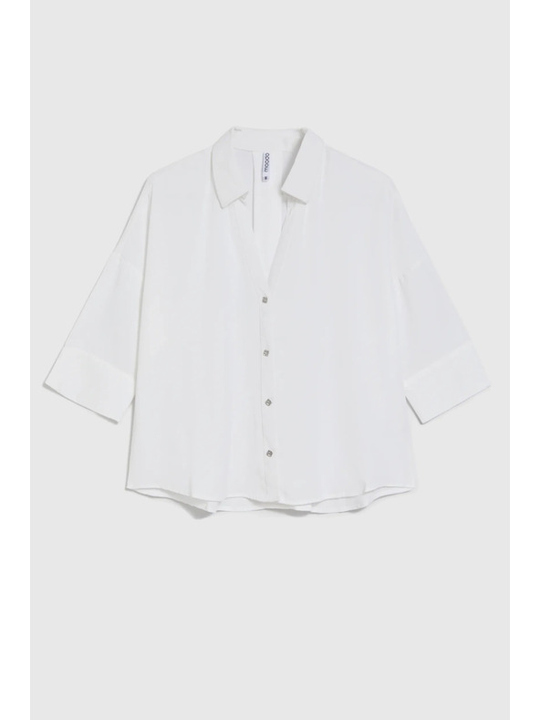 Moodo Fehér rövid ujjú ing Moodo