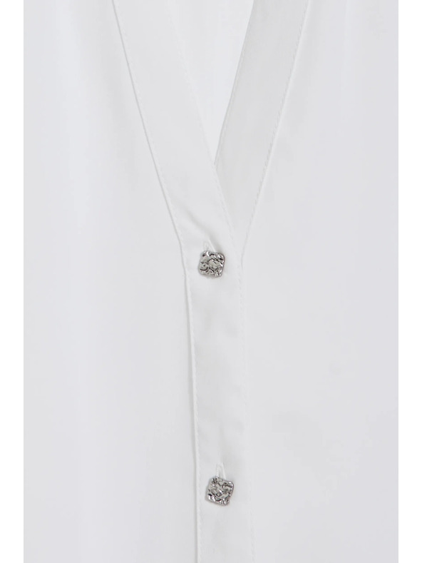 Moodo Fehér rövid ujjú ing Moodo