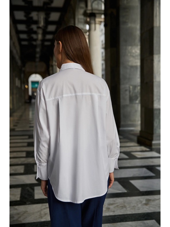 Moodo Fehér gyöngyökkel díszített ing Moodo