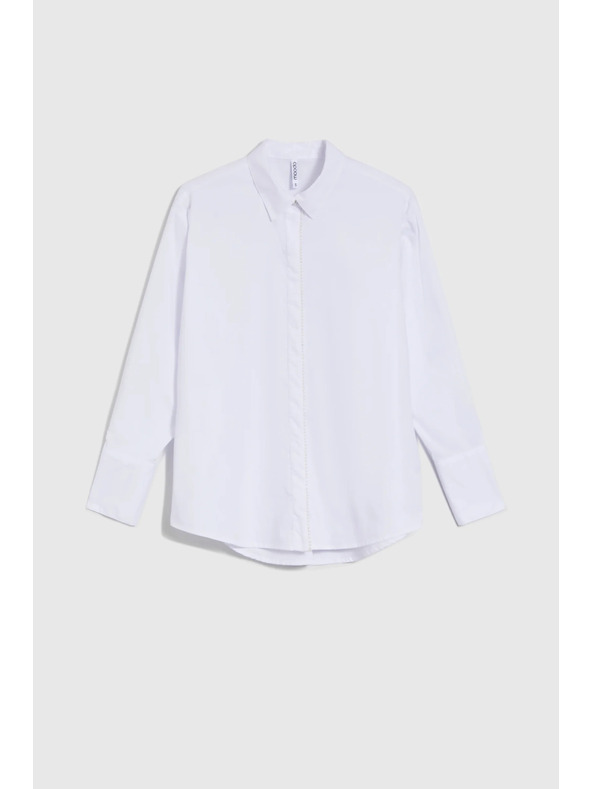 Moodo Fehér gyöngyökkel díszített ing Moodo