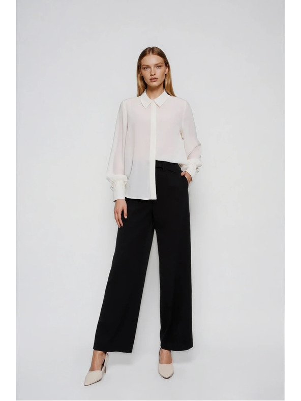 Moodo Fehér gyöngyös ujjú ing Moodo