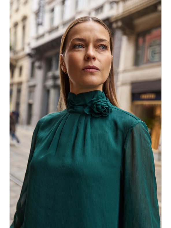 Moodo Zöld virágos ing Moodo