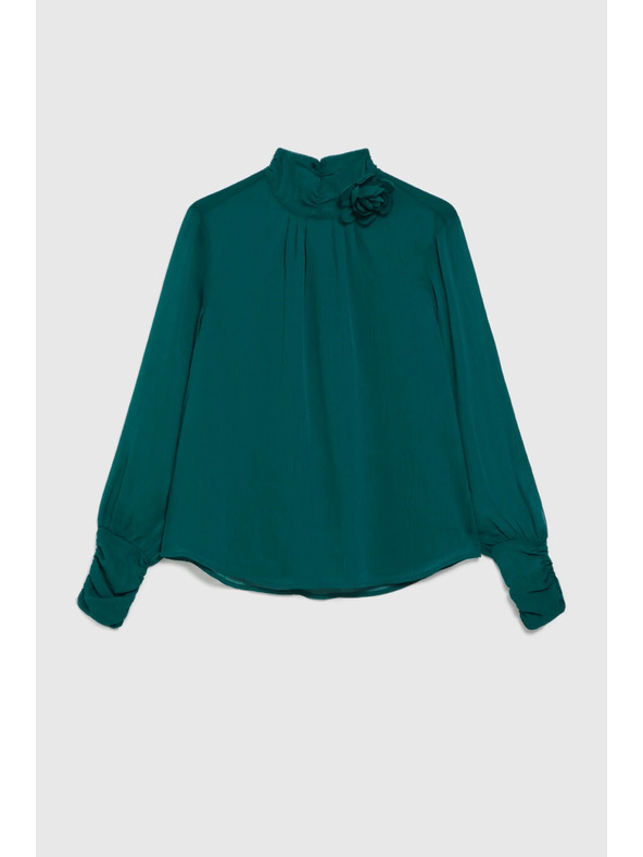 Moodo Zöld virágos ing Moodo