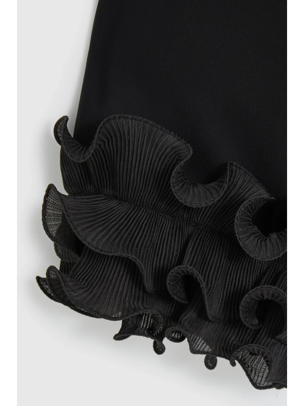 Moodo Fekete fodros ujjú ing Moodo