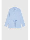 Moodo Világoskék megkötős blúz Moodo