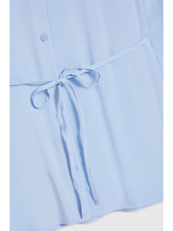 Moodo Világoskék megkötős blúz Moodo