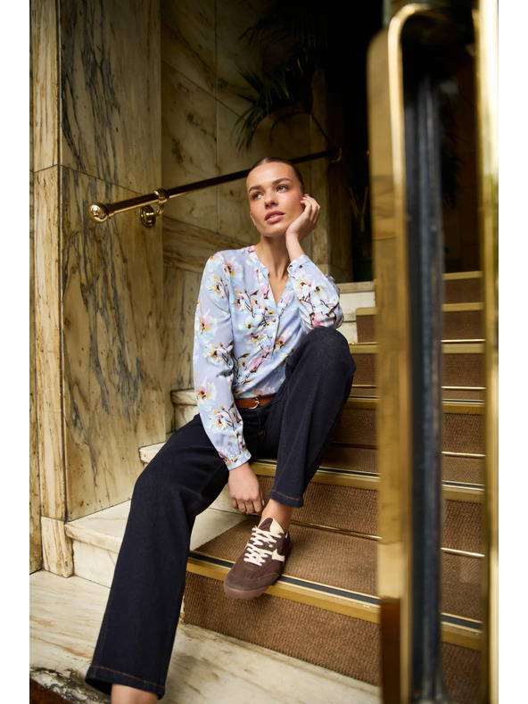 Moodo Világoskék viszkóz ing Moodo