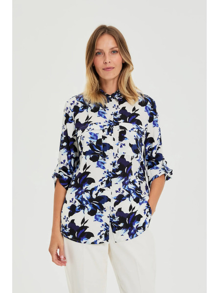 Moodo Fehér virágos ing Moodo