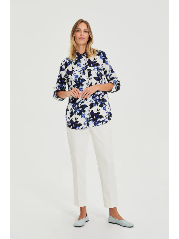 Moodo Fehér virágos ing Moodo