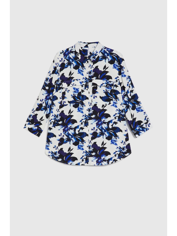 Moodo Fehér virágos ing Moodo