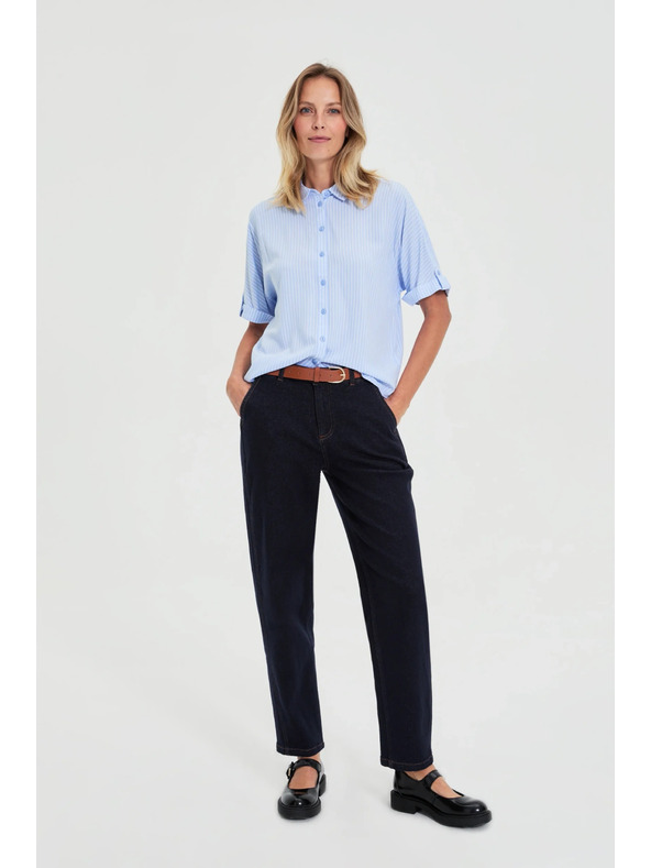 Moodo Világoskék csíkos ing Moodo