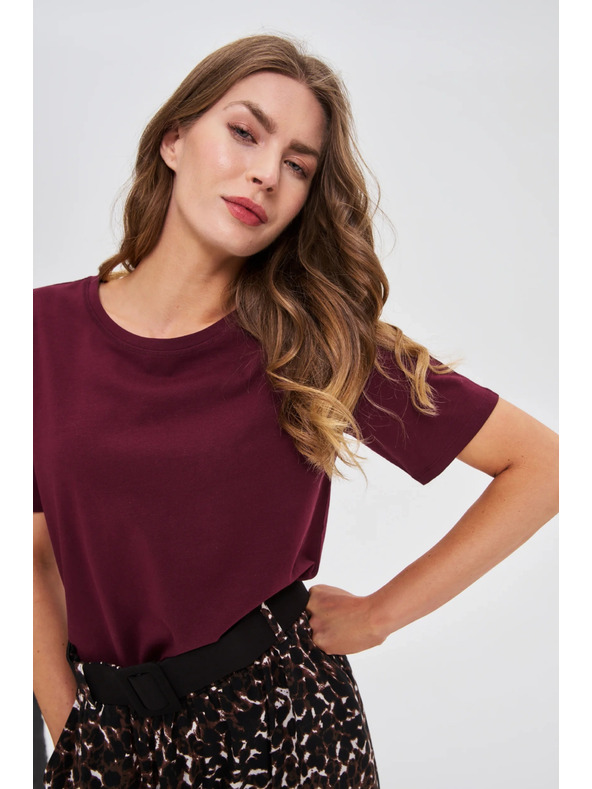 Moodo Sima bordó póló Moodo