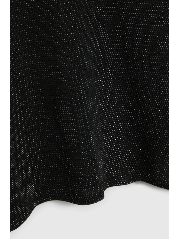 Moodo Fekete kétféleképpen viselhető blúz Moodo