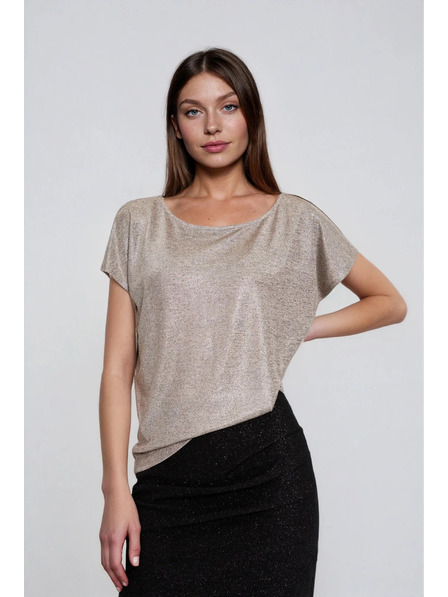 Moodo Fényes ezüst felső Moodo