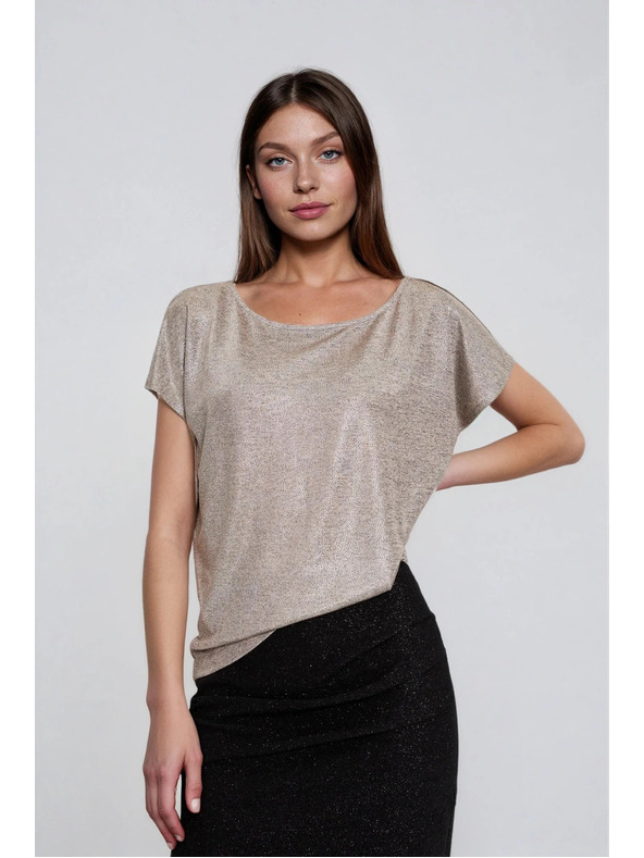 Moodo Fényes ezüst felső Moodo