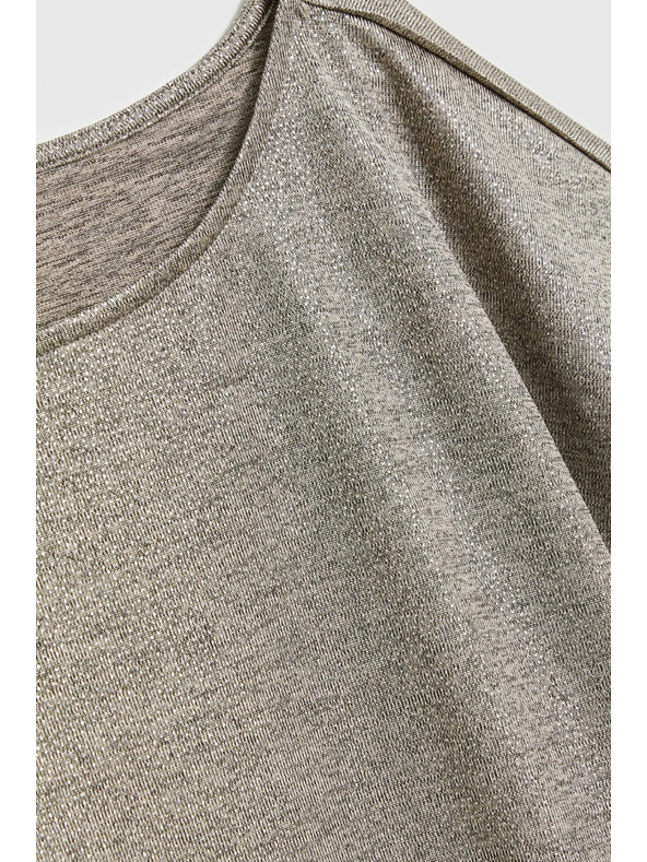 Moodo Fényes ezüst felső Moodo