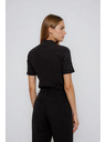 Moodo Fekete rövid ujjú póló Moodo