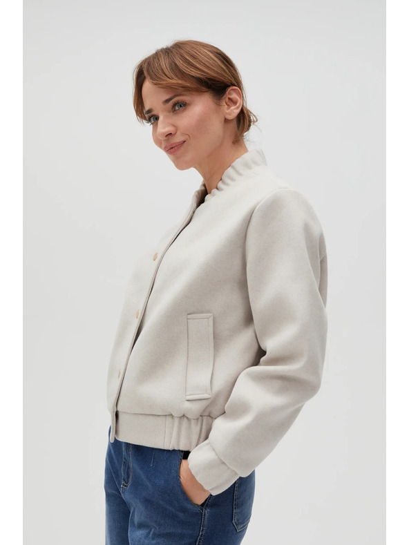 Moodo Bézs női bomber dzseki Moodo