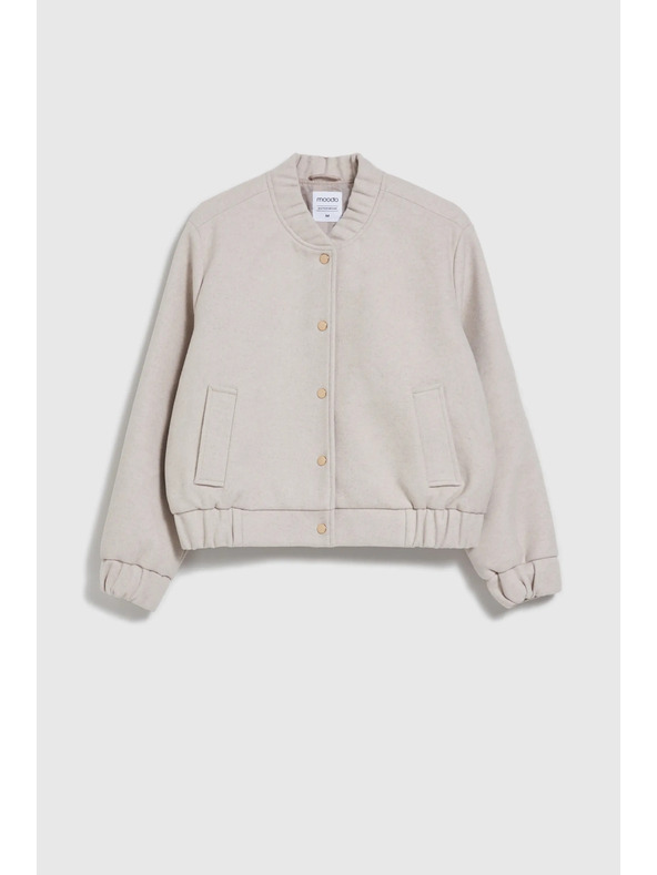 Moodo Bézs női bomber dzseki Moodo