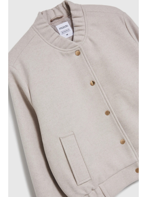 Moodo Bézs női bomber dzseki Moodo