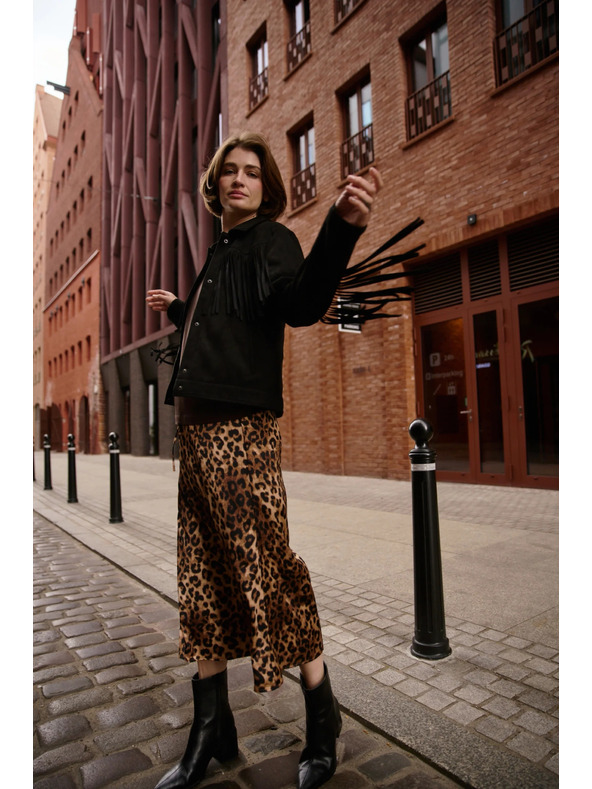 Moodo Fekete rojtos dzseki Moodo