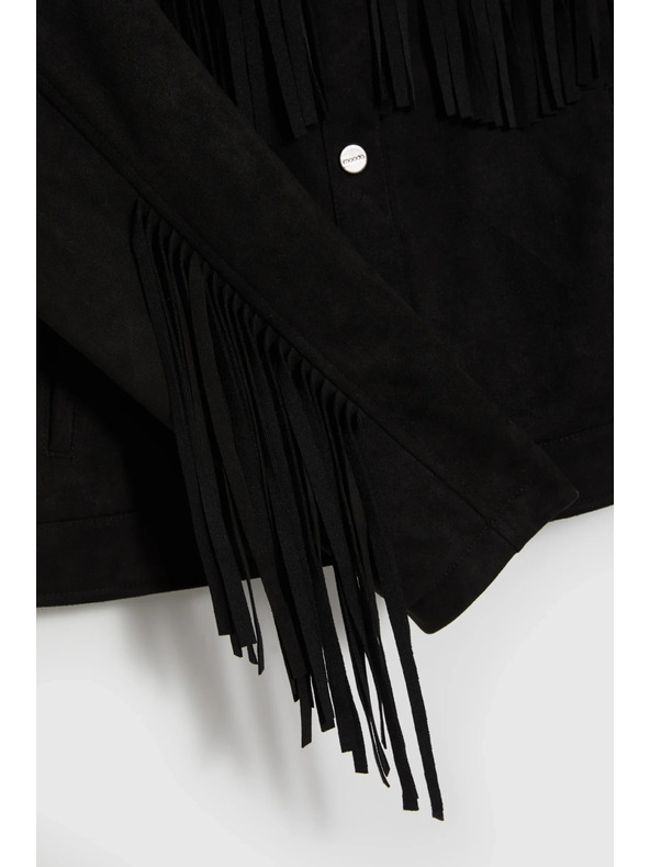 Moodo Fekete rojtos dzseki Moodo