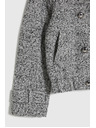 Moodo Rövid fekete-fehér kabát Moodo