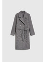 Moodo Övvel ellátott szürke kabát Moodo