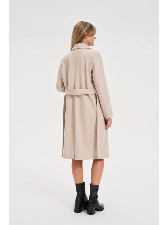 Moodo Övvel ellátott bézs kabát Moodo