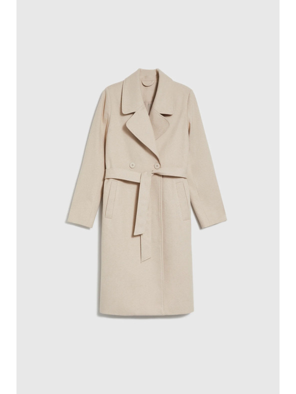 Moodo Övvel ellátott bézs kabát Moodo