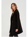 Moodo Duplapántos fekete kabát Moodo