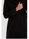 Moodo Duplapántos fekete kabát Moodo