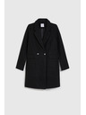 Moodo Duplapántos fekete kabát Moodo