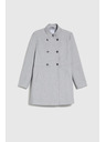 Moodo Rövid szürke kabát Moodo