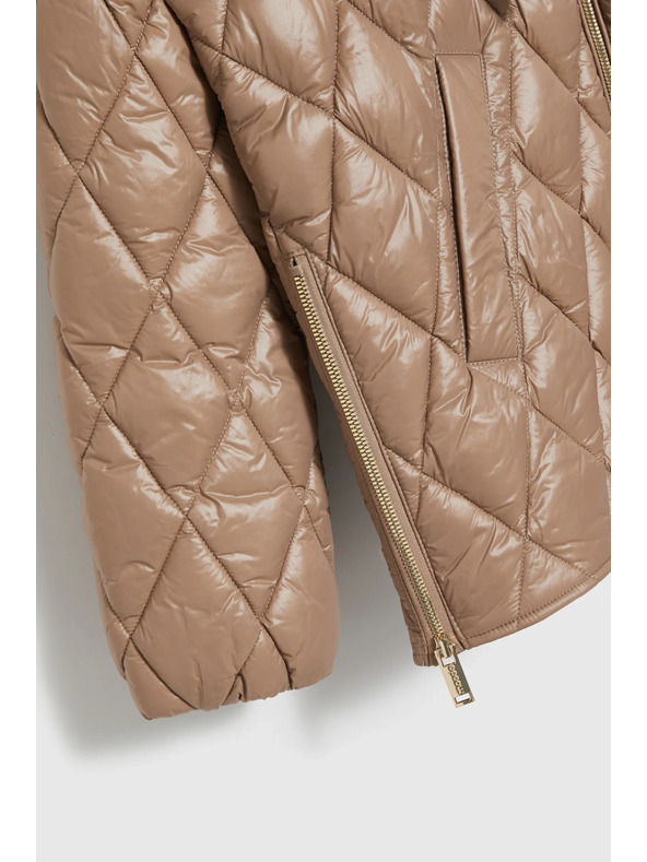 Moodo Moodo steppelt bézs kabát