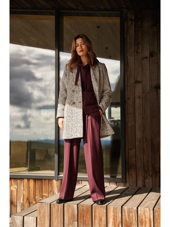 Moodo Moodo szürke halszálka kabát